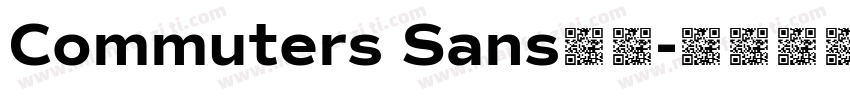 Commuters Sans字体字体转换